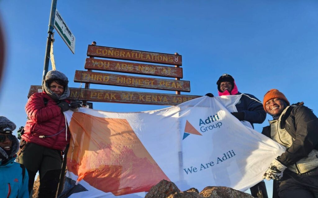 Celebrating our People Lenana peak - Adili Group