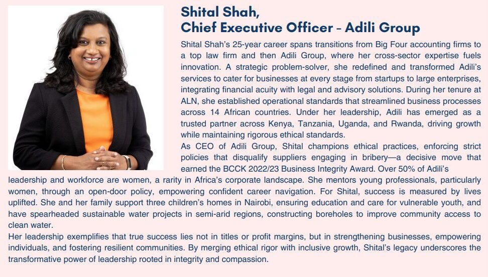 Shital Shah Featured in BCCK Women’s Month Magazine